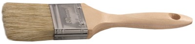 Кисть плоская STAYER "UNIVERSAL-LUX", светлая натуральная щетина, деревянная ручка, 50мм,  ( 01053-050 )