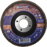 Круг лепестковый торцевой, 115 х 22,2мм, тип КЛТ1, "Луга" Р40,  ( 3656-115-40 )