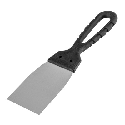 Шпательная лопатка из нержавеющей стали, 60 мм, пластмассовая ручка Россия,  ( 85133 )