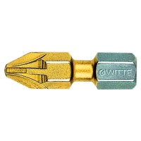 Крестовая бита BITFLEX титан РZ 3 х 25 мм, WITTE, ( 284472000 )