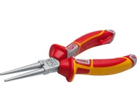 Круглогубцы диэлектр. 1000В VDE 160 мм, покрытие Crom, рукоятки SoftGripp 3K, NWS, ( 125-49-VDE-160 )
