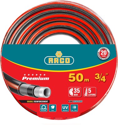 Шланг RACO PREMIUM поливочный, 35атм., армированный, 5-ти слойный, 3/4"х50м,  ( 40300-3/4-50_z01 )