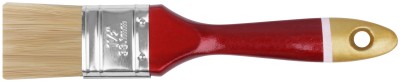 Кисть флейцевая "Классик", натуральная светлая щетина, деревянная ручка 1,5" (38 мм) ( 01094 )