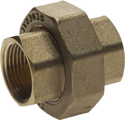 Соединитель GENERAL FITTINGS с накидной гайкой, латунь, г/г, 3/4",  ( 51037-G/G-3/4 )