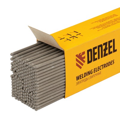 Электроды DER-13/55, диам. 3 мм, 5 кг, основное покрытие// Denzel ( 97518 )