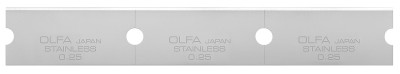 Лезвие OLFA прямое 120 мм / 30 шт, для скребков GSR-1/3B, GSR-2 ( OL-GSB-1S )