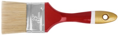 Кисть флейцевая "Классик", натуральная светлая щетина, деревянная ручка 2,5" (63 мм) ( 01096 )