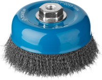 ЗУБР "ПРОФЕССИОНАЛ". Щетка чашечная для УШМ, витая стальная проволока 0,3мм, 150ммхМ14,  ( 35261-150_z02 )