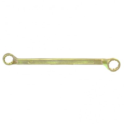 Ключ накидной, 19 х 22 мм, желтый цинк Сибртех, ( 14628 )