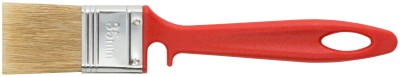 Кисть флейцевая "Крафт", натур.светлая щетина, пластиковая ручка с выемкой  35 мм ( 00842 )