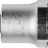 Торцовая бита-головка KRAFTOOL "INDUSTRIE QUALITAT", материал S2, HEX, сатинированная, 1/2", H3,  ( 27908-03_z01 )