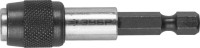 Адаптер ЗУБР "ЭКСПЕРТ" магнитный для бит, фиксатор, держатель для направления биты, 60мм,  ( 26715-60 )