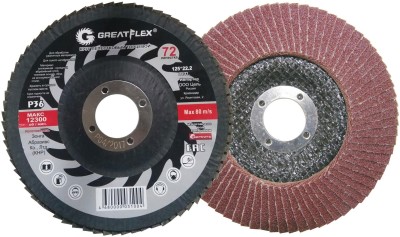 Круг лепестковый торцевой GreatFlex (72 лепестка) 125 х 22,2 мм, Р36 ( 71-12536 )