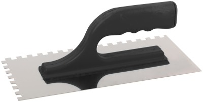 Кельма зубчатая 8 x 8, нержавеющая сталь, 270 x 130 мм, пластиковая ручка ( 30-2043 )