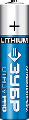 Батарейка ЗУБР "Lithium PRO", литиевая Li-FeS2, "AAA", 1,5В, 4шт,  ( 59201-4C )