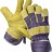 Перчатки STAYER "MASTER" рабочие комбинированные кожаные из спилка с тиснением, XL,  ( 1131-XL )