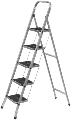 Лестница-стремянка стальная, 5 широких ступеней, Н=164 см, вес 8,2 кг ( 65384 )