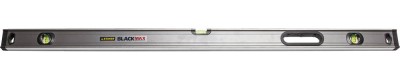 Уровень STAYER "PROFESSIONAL" "BlackMax" коробчатый усиленный с ручками, утолщенный особопроч профиль, 0,5мм/м, 3 ампулы, 120см,  ( 3475-120 )