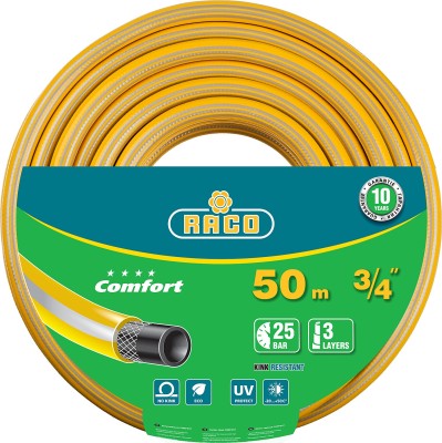 Шланг RACO COMFORT поливочный, 25атм., армированный, 3-х слойный, 3/4"х50м,  ( 40303-3/4-50_z01 )