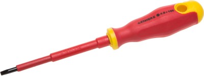 Отвертка STAYER "PROFI" "ELECTRO" диэлектрическая до 1000В, двухкомп рукоятка, SL 5,5 х 125мм,  ( 25141-05-12_z01 )