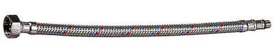 Подводка гибкая ЗУБР для воды к смесителям, оплетка из нержавеющей стали, укороченная, г/ш 1/2" - 0,5м,  ( 51002-050 )