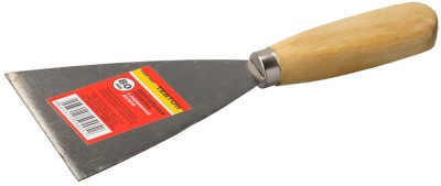 Шпательная лопатка ТЕВТОН c деревянной ручкой, 120мм,  ( 1000-120 )