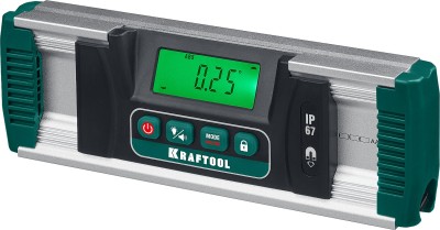 EXTREM уровень-уклономер электронный, 0-360°, Точность 0,05°, HOLD, Подсветка экрана, IP67, KRAFTOOL