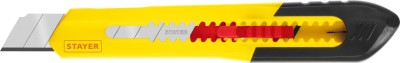 Нож из АБС пластика QUICK-18, сегмент. лезвия 18 мм, STAYER ( 0910_z01 )