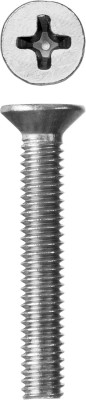 Винт DIN 965, M4 x 25 мм, 5 кг, кл. пр. 4.8, оцинкованный, ЗУБР,  ( 303110-04-025 )