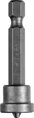 Бита ЗУБР "МАСТЕР" Phillips, с ограничителем, 50 мм, тип хвостовика E 1/4", Cr-V, 1 шт в слайде,  ( 26002-2-50-1 )