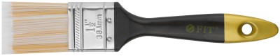 Кисть флейцевая "Лайн", искусственная щетина, пластиковая ручка 1,5" (38 мм) ( 01174 )