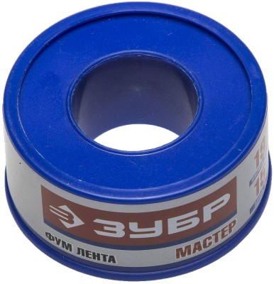 Фумлента ЗУБР "МАСТЕР", плотность 0,25 г/см3, 0,1ммх19ммх15м,  ( 12373-19-025 )