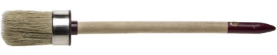 Кисть круглая ЗУБР "УНИВЕРСАЛ - МАСТЕР", светлая щетина, деревянная ручка, №8, 35мм,  ( 01501-35 )