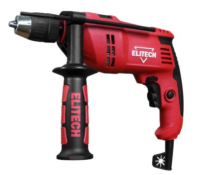 Дрель уд, 650Вт, БЗП-13мм, 0-3000об\м, 2.1кг, чем,  ELITECH,  ( ДУ 650РЭК )
