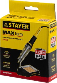 Подставка для паяльников STAYER "MASTER", литая,  ( 55319 )