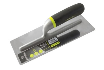 Гладилка для венецианской штукатурки 280х120, нерж. сталь , ARMERO, ( A233/120 )