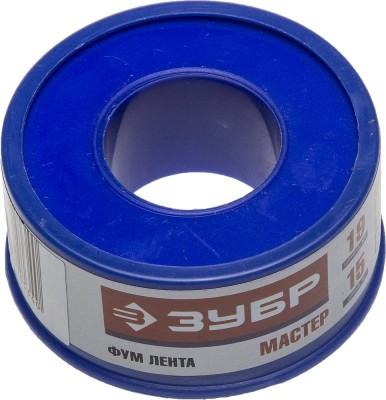 Фумлента ЗУБР "МАСТЕР", плотность 0,40 г/см3, 0,1ммх19ммх15м,  ( 12373-19-040 )