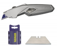 Нож выдвижной General Construction 8105 + подарок диспенсер с 50 лезвиями 4 Point, IRWIN, ( 10508181 )