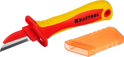 KN-1 нож электрика диэлектрический, прямой, KRAFTOOL ( 45401 )