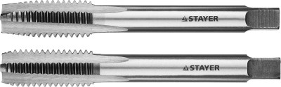 Комплект метчиков STAYER "MASTER", сталь 9ХС, М12х1,5, 2 шт,  ( 28025-12-1.5-H2 )