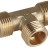 Тройник GENERAL FITTINGS латунь, ш/ш/ш, 1/2",  ( 51054-1/2 )