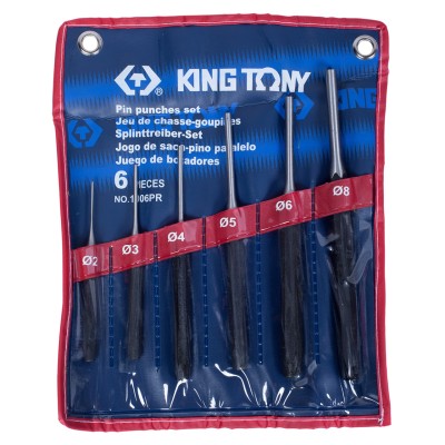 KING TONY Набор выколоток, 6 предметов ( 1006PR )