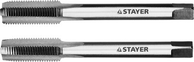 Комплект метчиков STAYER "MASTER", сталь 9ХС, М10х1,0, 2 шт,  ( 28025-10-1.0-H2 )