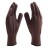 Перчатки трикотажные, акрил, ПВХ гель, "Протектор", коричневый, оверлок Россия Сибртех, ( 68663 )