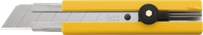 Нож OLFA с выдвижным лезвием, с резиновыми накладками, 25мм  ,  ( OL-H-1 )