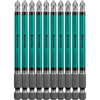 Optimum Line Биты, PH2, 100 мм, тип хвостовика E 1/4", 10 шт в блистере, KRAFTOOL,  ( 26122-2-100-10 )
