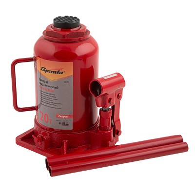 Домкрат гидравлический бутылочный 20 т, h подъема 215-405 мм Sparta Compact, ( 50338 )