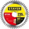 STAYER OPTIMA 235 x 32/30мм 36Т, диск пильный по дереву, оптимальный рез ( 3681-235-32-36_z01 )