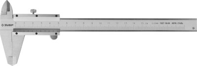 ЗУБР ЭКСПЕРТ, ШЦ-I-150-0,05 штангенциркуль нониусный, сборный корпус, нержавеющая сталь,150мм, шаг измерения 0,05мм,  ( 34512-150 )