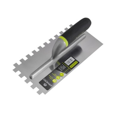Гладилка 280х130мм, зуб 12x12ммм, нерж. сталь, ARMERO, ( A231/292 )